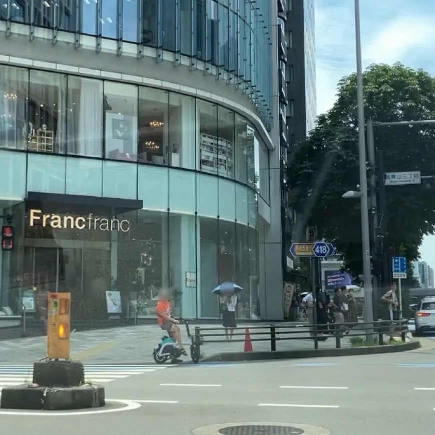 梅窓院　観音堂の駐車場への入り方1