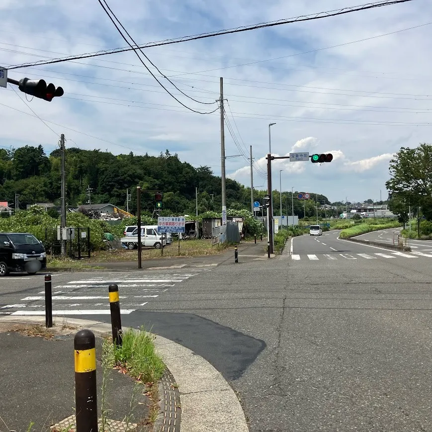 茅ヶ崎市斎場の駐車場への入り方1