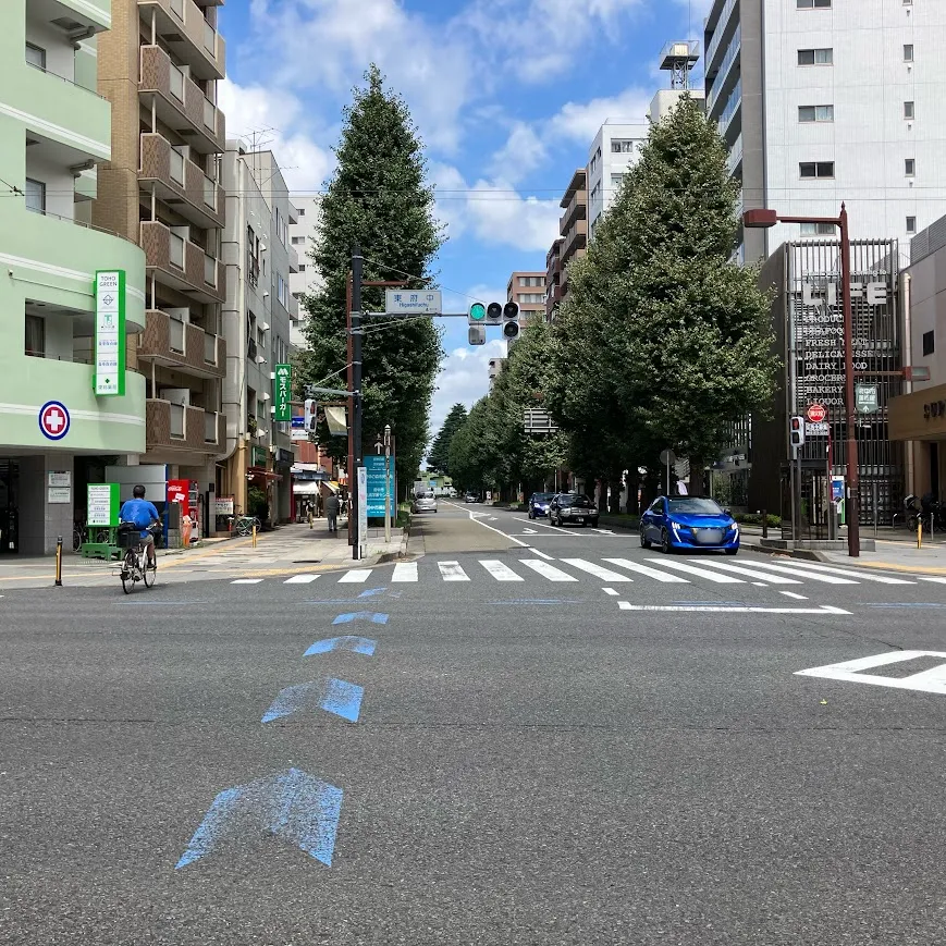 府中の森市民聖苑の駐車場への入り方1