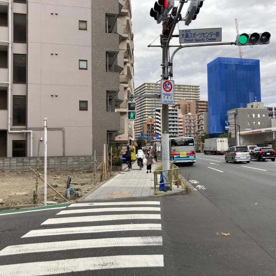平和の森会館の駐車場への入り方2