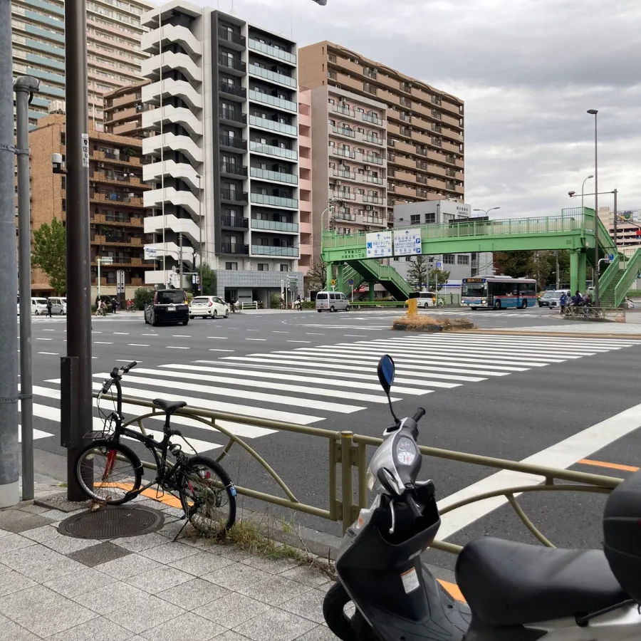 平和の森会館の駐車場への入り方3