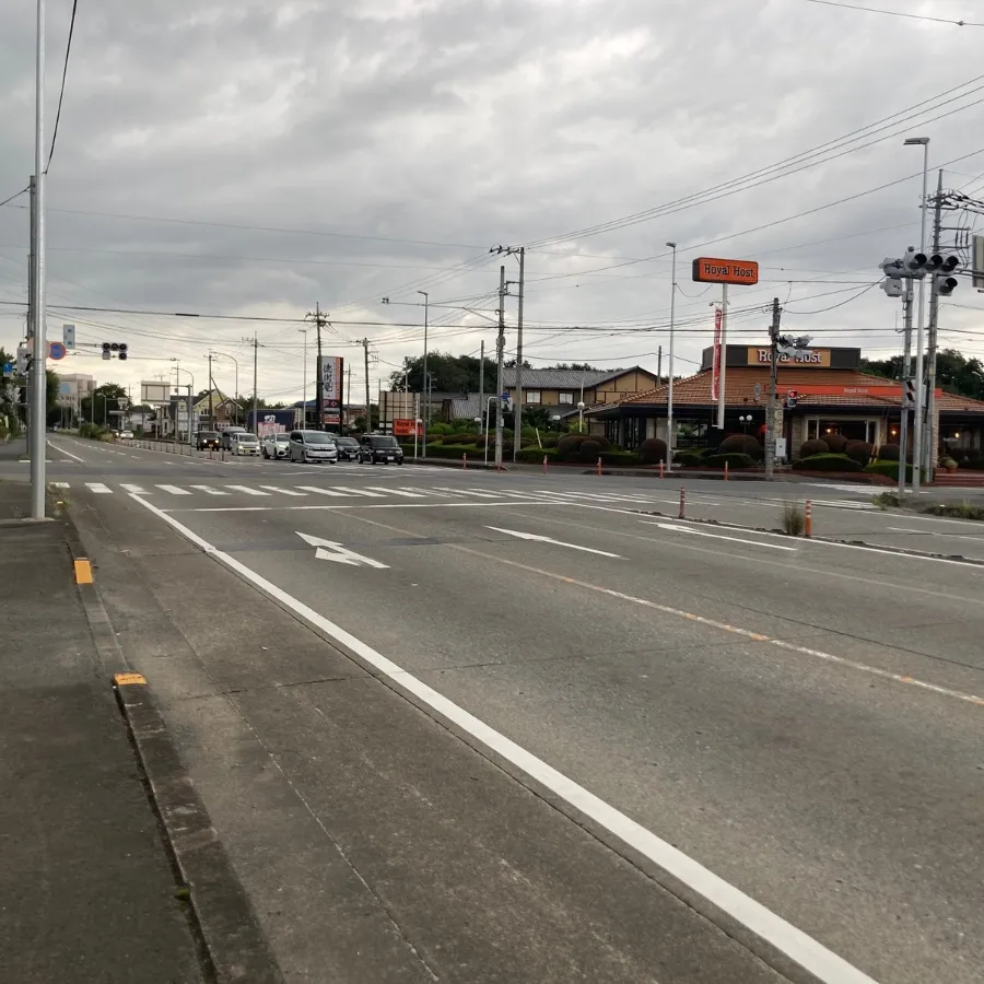 東松山斎場の駐車場への入り方1