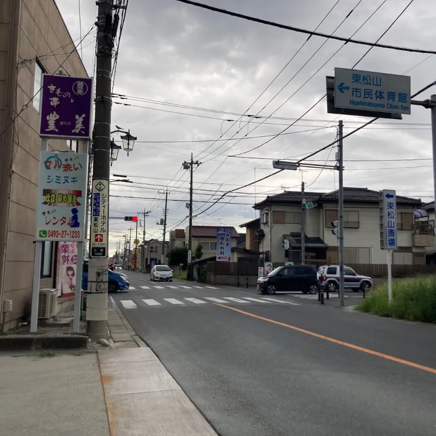 東松山斎場の駐車場への入り方2