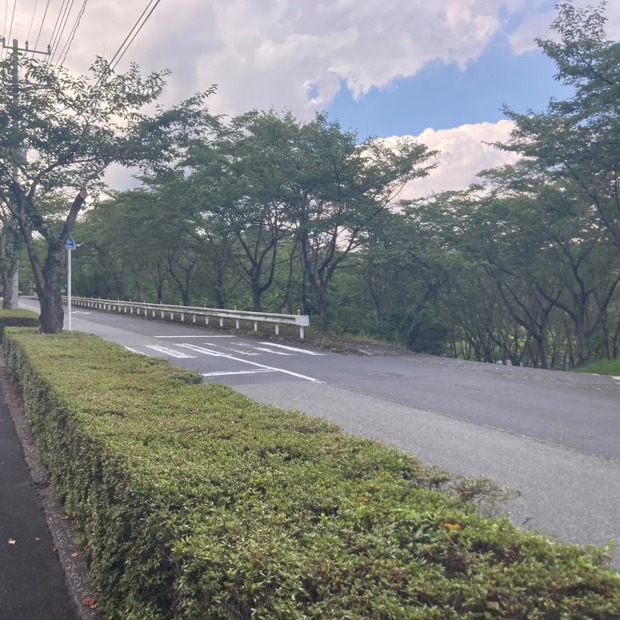 ひので斎場の駐車場への入り方3