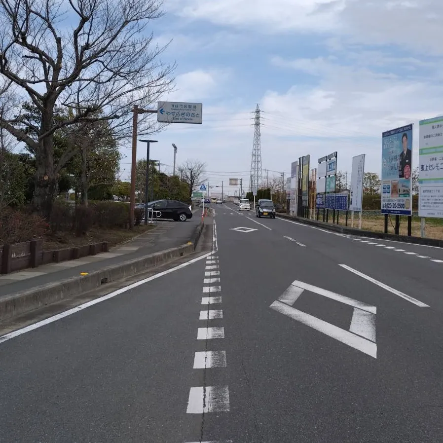 川越市民聖苑やすらぎのさとの駐車場への入り方2