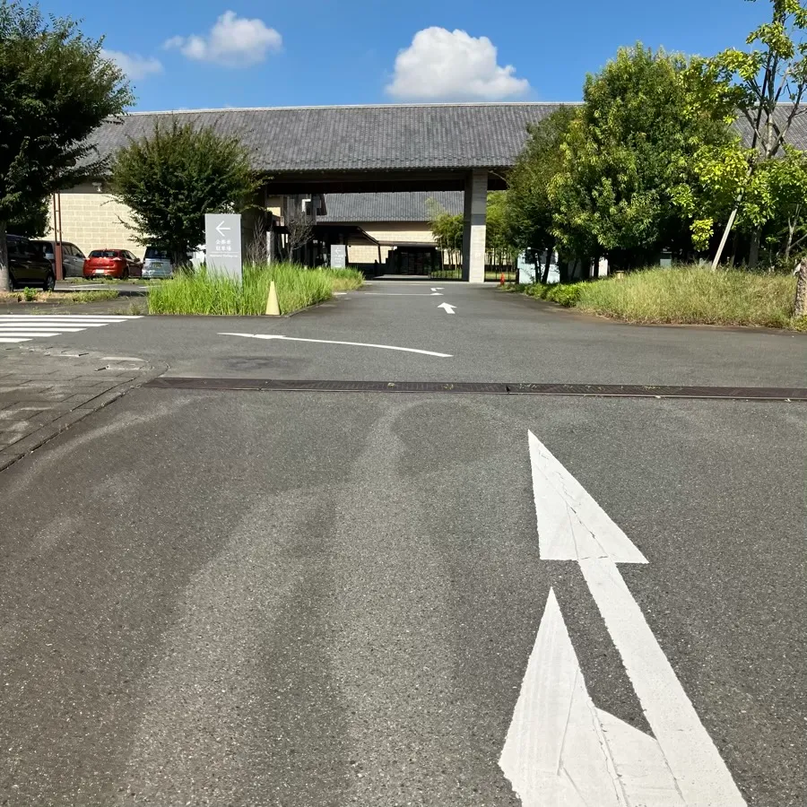 川越市民聖苑やすらぎのさとの駐車場への入り方4