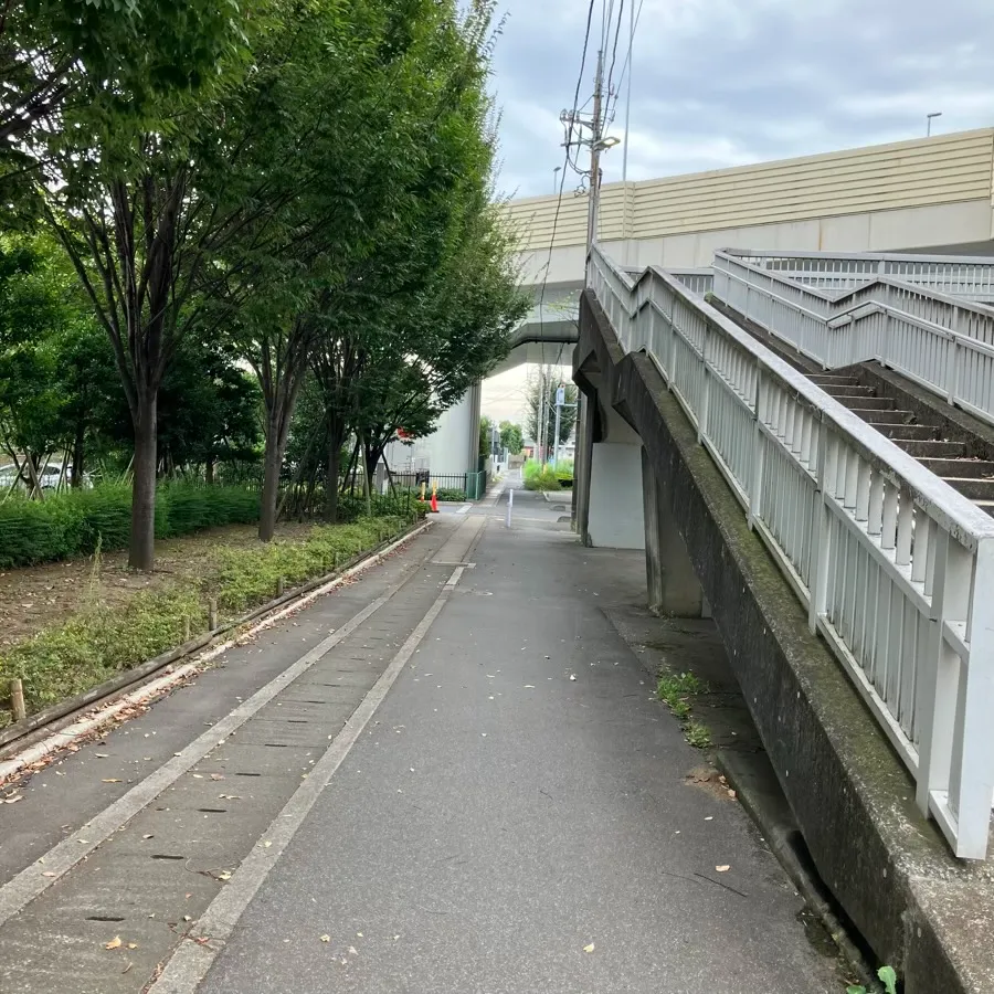 川口市めぐりの森まで徒歩で行く場合の道順7