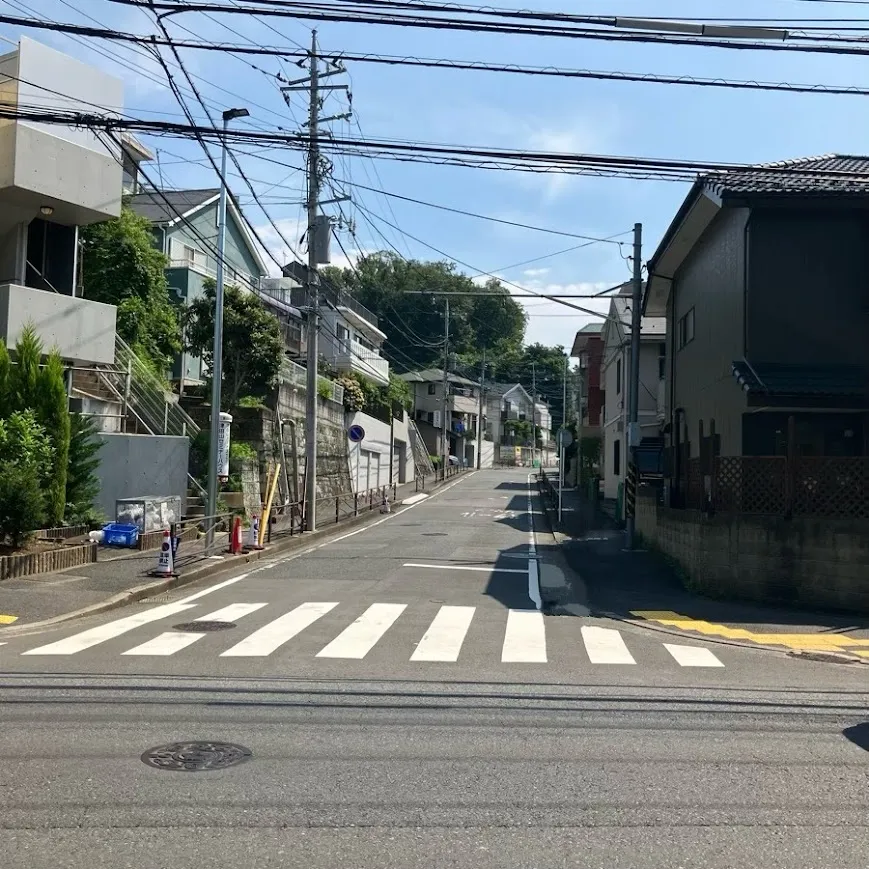 かわさき北部斎苑の駐車場への入り方2
