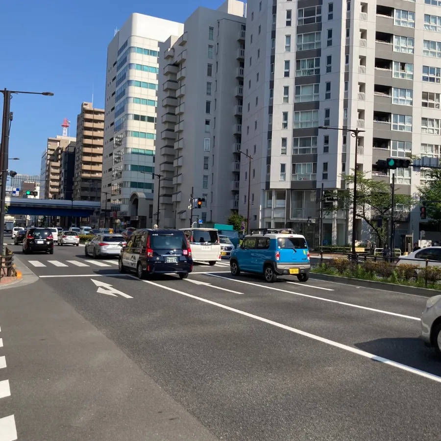 桐ヶ谷斎場の駐車場への入り方1