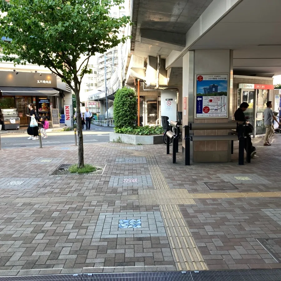 桐ヶ谷斎場まで徒歩で行く場合の道順2