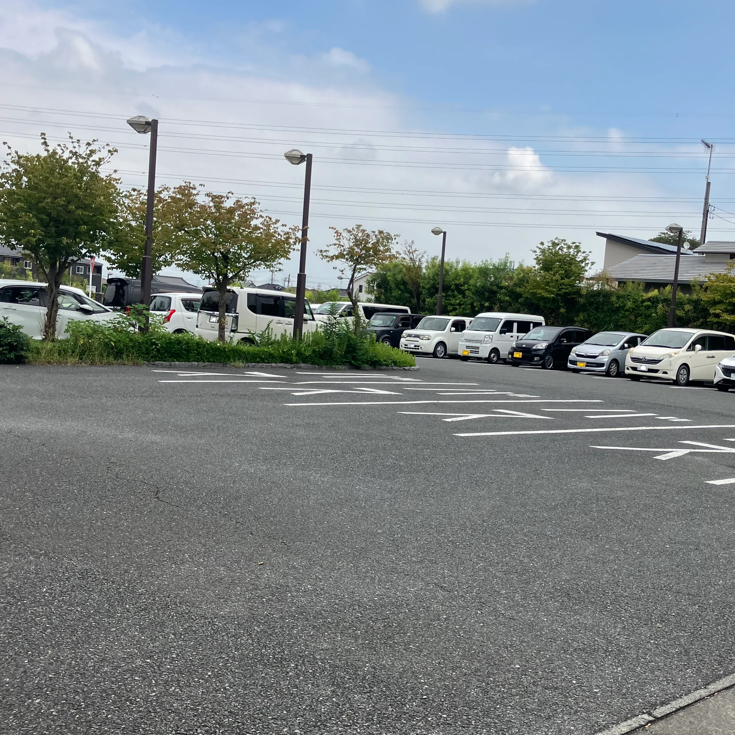 メモリアル彩雲の駐車場への入り方4