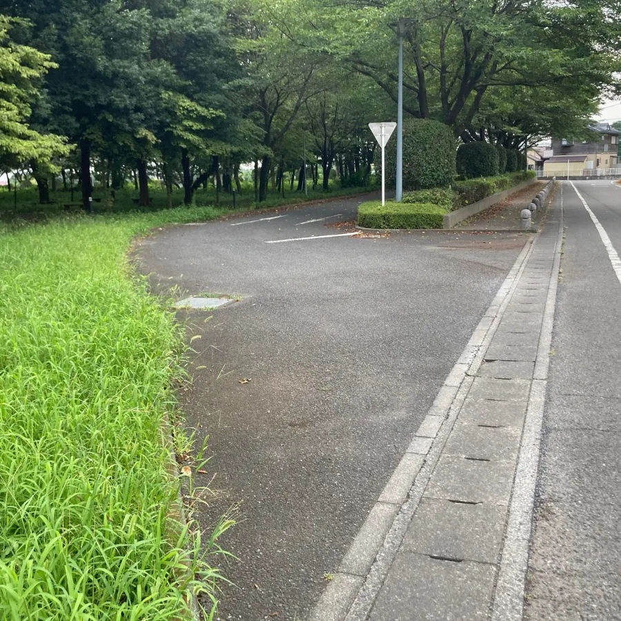 瑞穂斎場の駐車場への入り方4