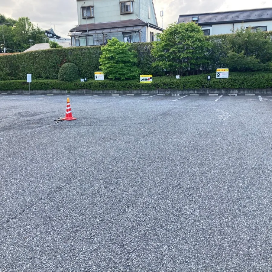 落合斎場の駐車場への入り方5