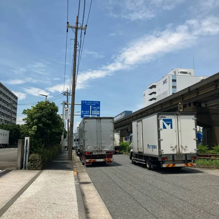 臨海斎場の駐車場への入り方2