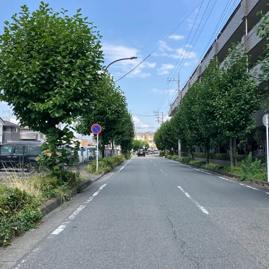 相模原市営斎場の駐車場への入り方2