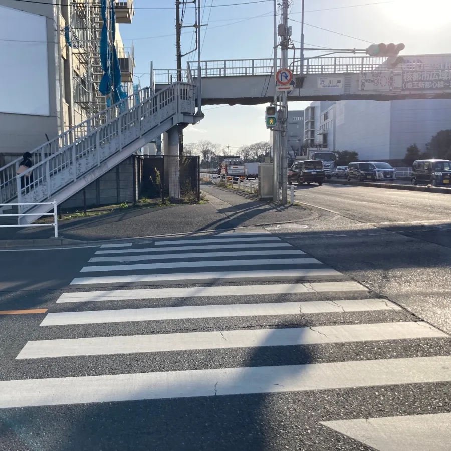 埼葛斎場まで徒歩で行く場合の道順4