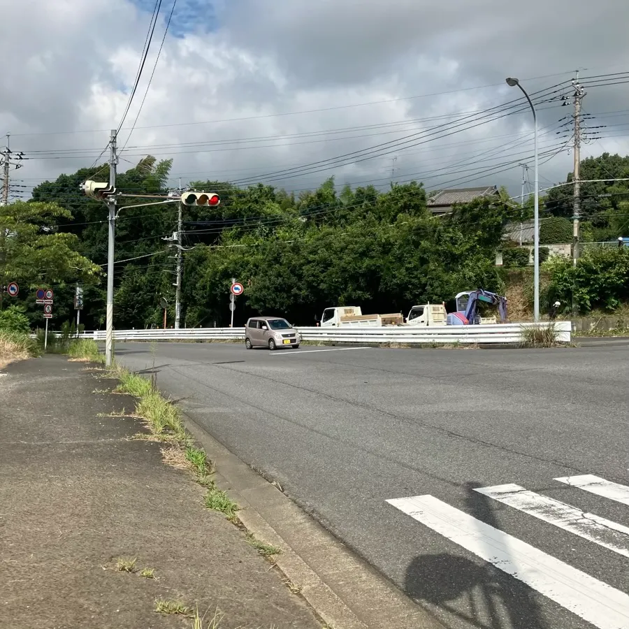 さくら斎場の駐車場への入り方1