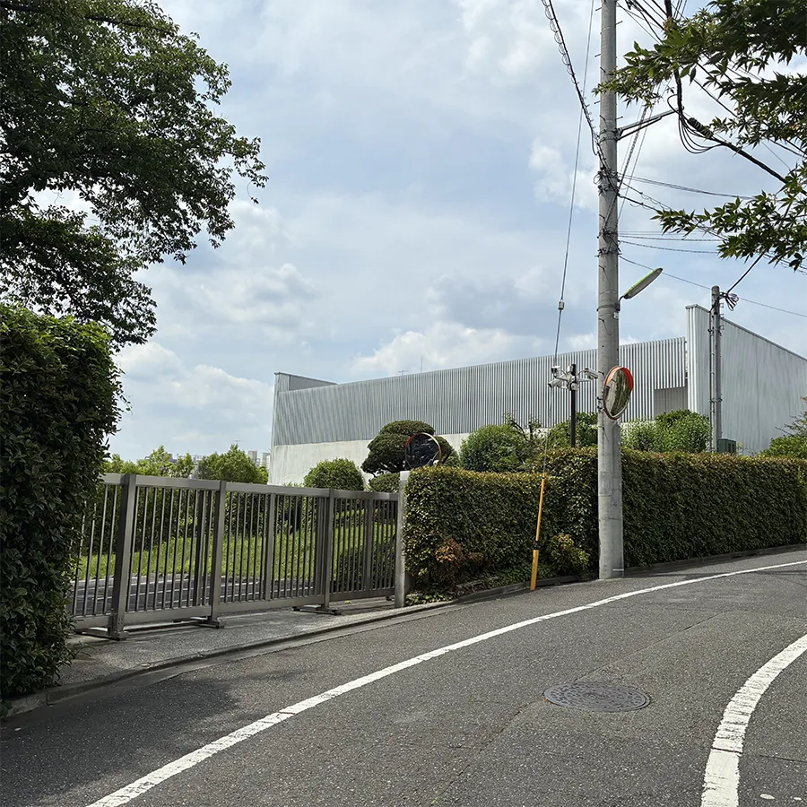 森巖寺開山堂の駐車場への入り方6