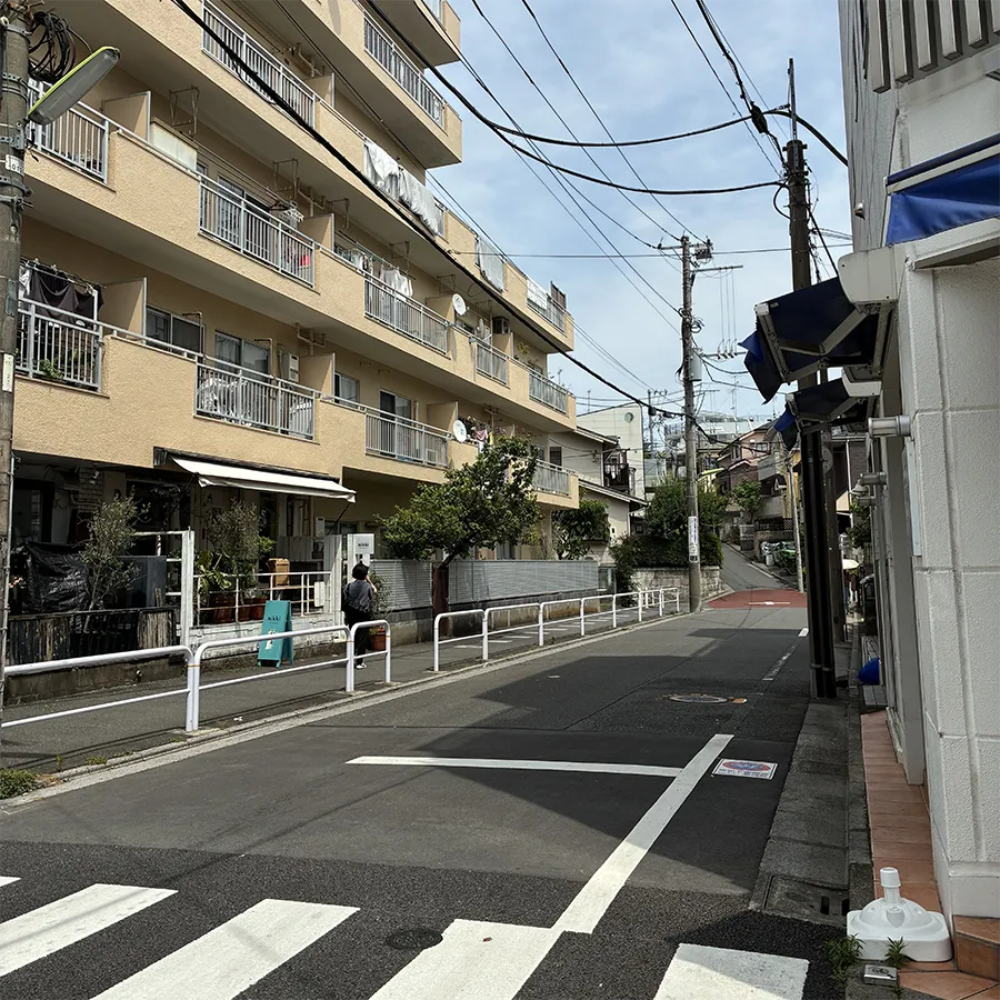 バス停留所から森巖寺開山堂までの歩き方2