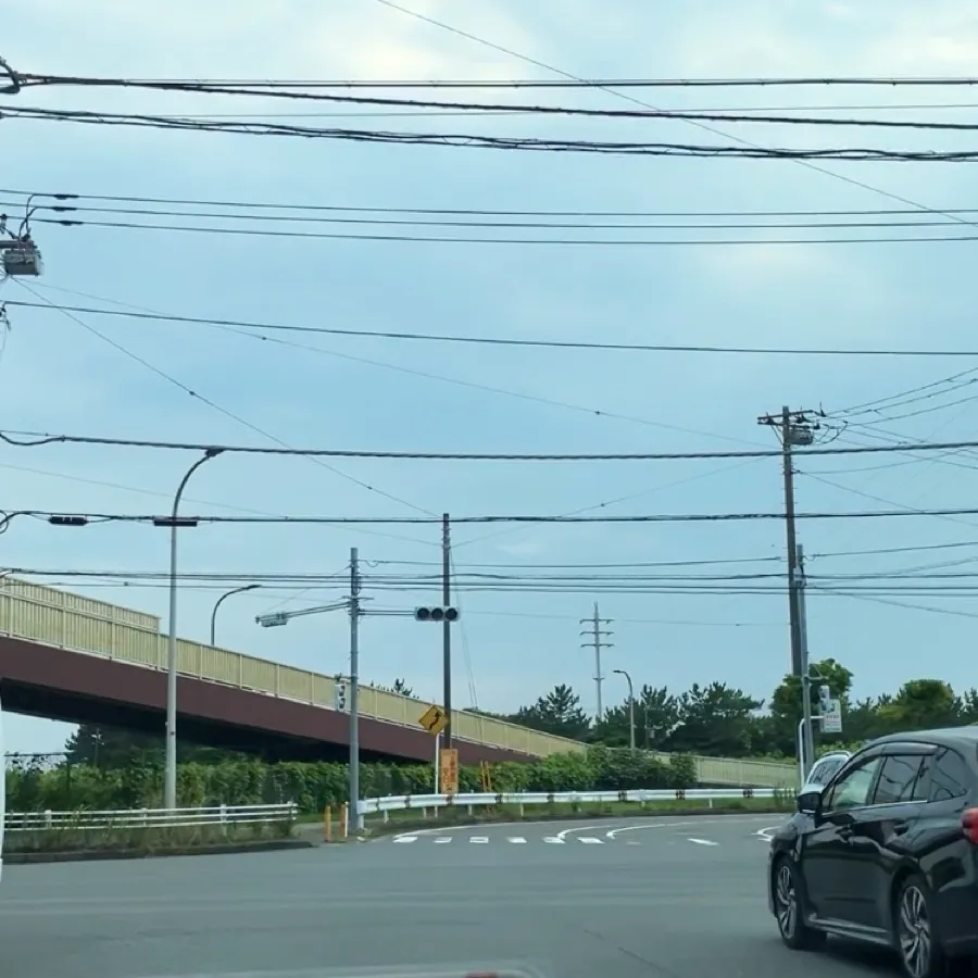 しおかぜホール茜浜の駐車場への入り方1