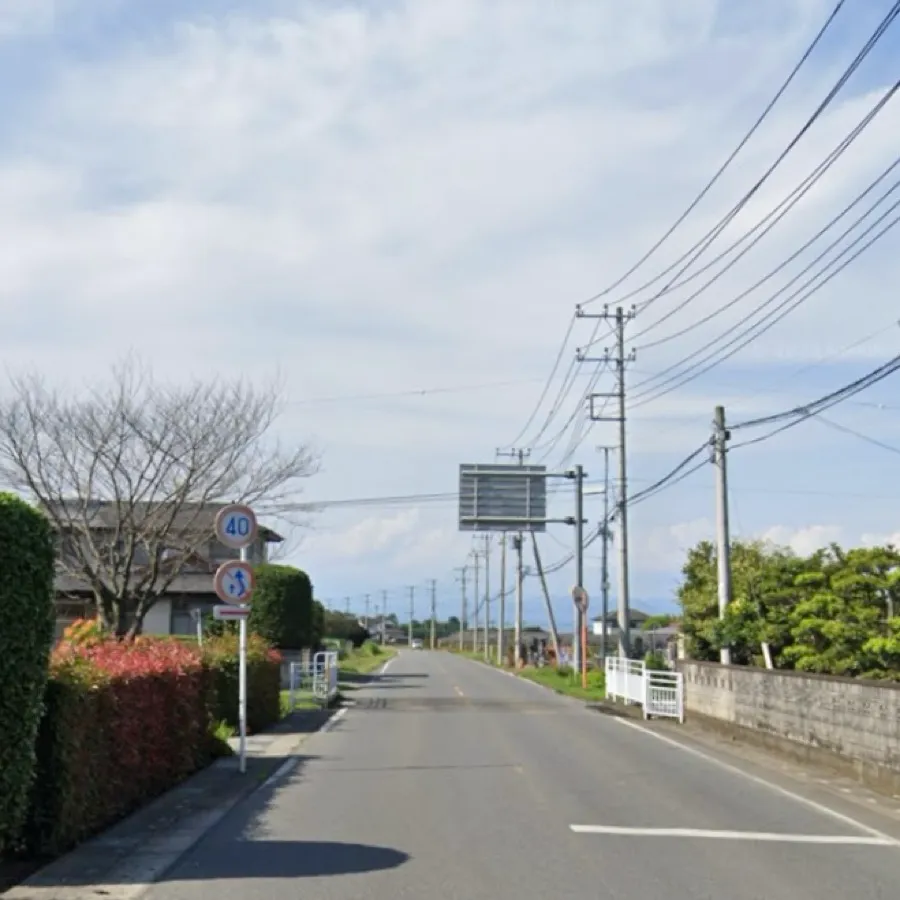 深丘園の駐車場への入り方1