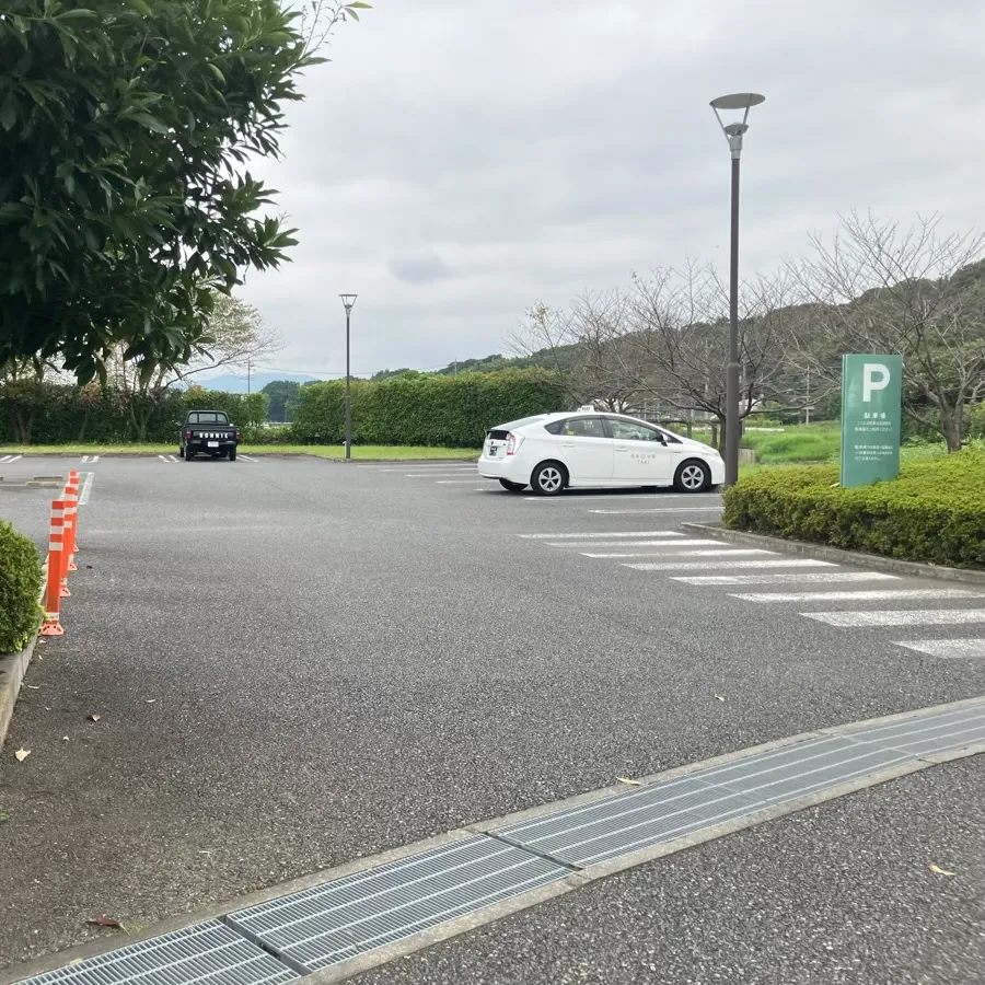 深丘園の駐車場への入り方3