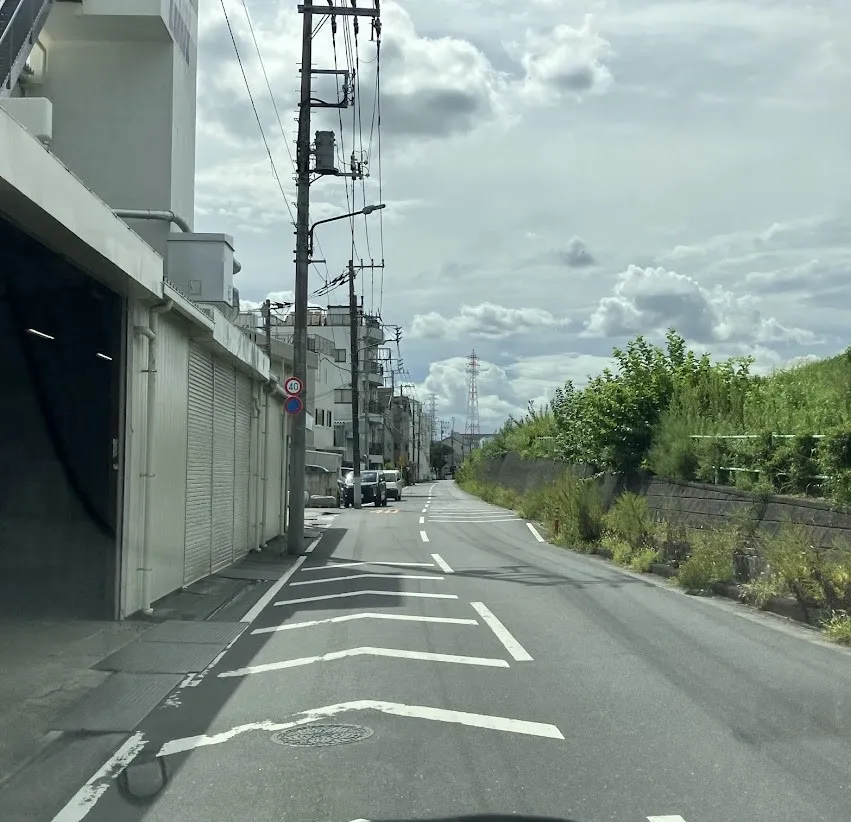 戸田葬祭場の駐車場への入り方5