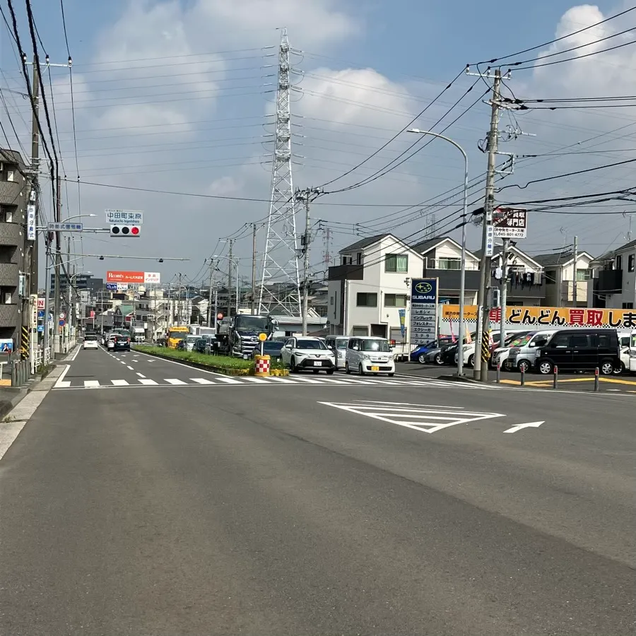 戸塚斎場の駐車場への入り方1