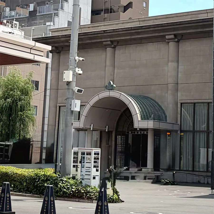 バス停留所から築地本願寺 第二伝道会館までの歩き方6
