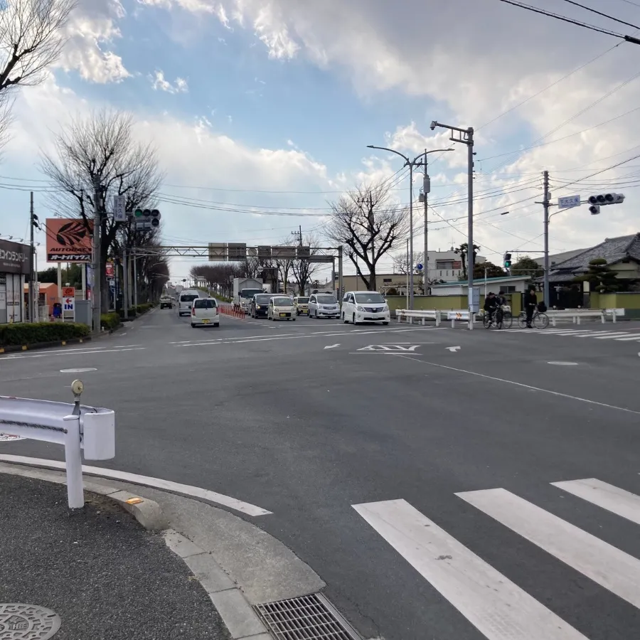 浦和斎場の駐車場への入り方1