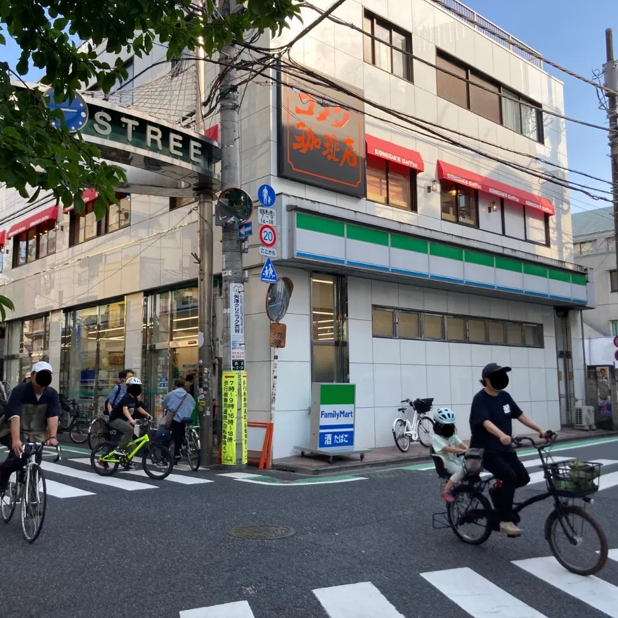 代々幡斎場の駐車場への入り方3