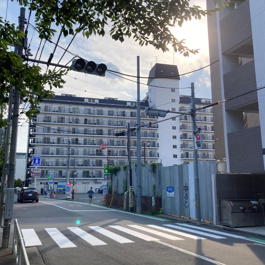 代々幡斎場の駐車場への入り方4